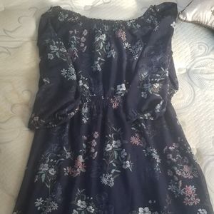 Maurices floral chiffon dress